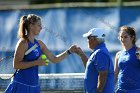 WTen vs Assumption  Wheaton College Women’s Tennis vs Assumption College. - Photo By: KEITH NORDSTROM